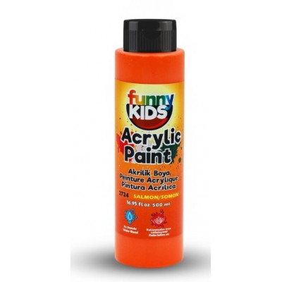Funny Kids Akrilik Boya 500cc - SOMON/PORTAKAL