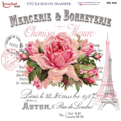 Ütü İle Rub On Transfer (30X30) RB-505