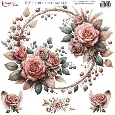 Ütü İle Rub On Transfer (30X30) RB-231