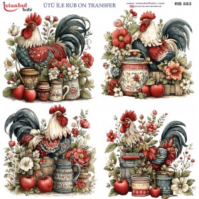 Ütü İle Rub On Transfer (30X30) RB-553