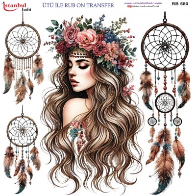 Ütü İle Rub On Transfer (30X30) RB-580