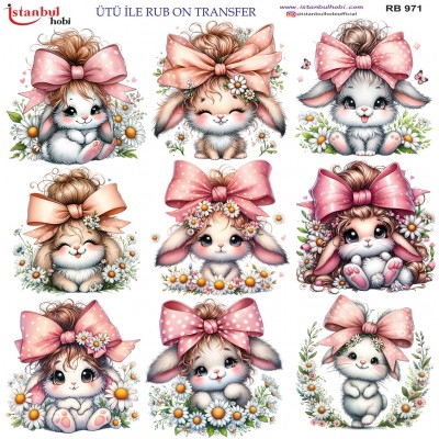 Ütü İle Rub On Transfer (30X30) RB-971