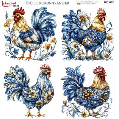 Ütü İle Rub On Transfer (30X30) RB-890