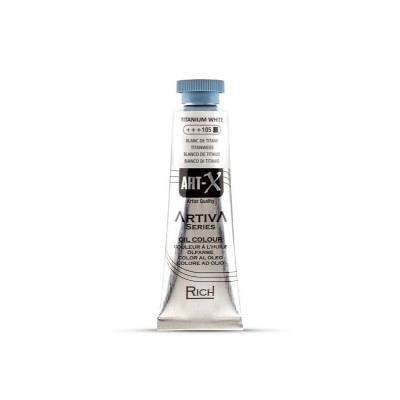 Rich Art-X Artiva Serisi Yağlı Boya 105 Titanium White  37 ml.