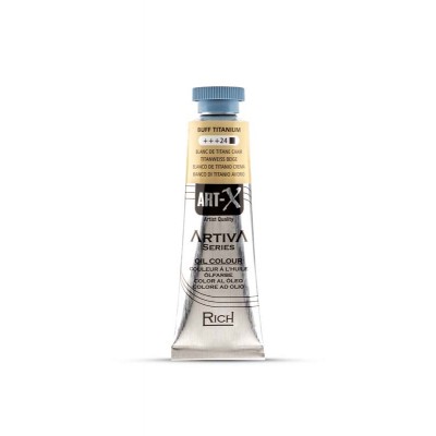 Rich Art-X Artiva Serisi Yağlı Boya 24 Buff Titanium  37 ml.