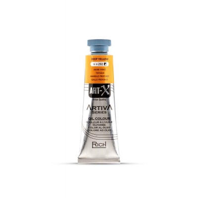 Rich Art-X Artiva Serisi Yağlı Boya 202 Deep Yellow  37 ml.