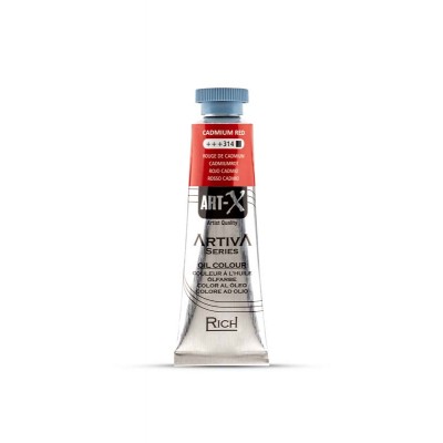 Rich Art-X Artiva Serisi Yağlı Boya 314 Cadmium Red  37 ml.