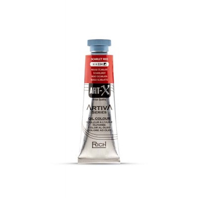 Rich Art-X Artiva Serisi Yağlı Boya 334 Scarlet Red  37 ml.