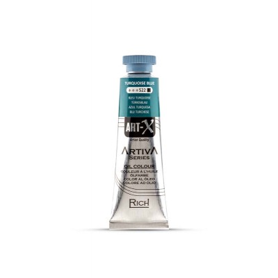Rich Art-X Artiva Serisi Yağlı Boya 522 Turquoise Blue  37 ml.