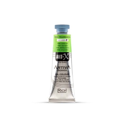 Rich Art-X Artiva Serisi Yağlı Boya 633 Perm.Yellow Green  37 ml.