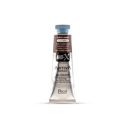 Rich Art-X Artiva Serisi Yağlı Boya 409 Burnt Umber  37 ml.