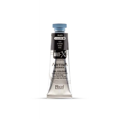 Rich Art-X Artiva Serisi Yağlı Boya 701 Black  37 ml.