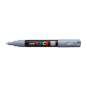 Uni Posca PC-1M Boyama Markörü 0.7 mm GRİ