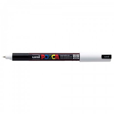 Uni Posca PC-1MR Boyama Markörü 0.7 mm BEYAZ