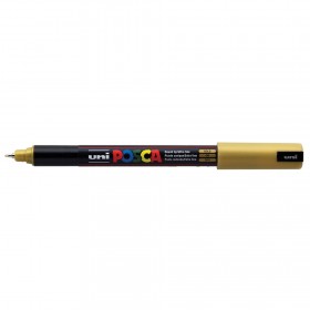 Uni Posca PC-1MR Boyama Markörü 0.7 mm METALİK ALTIN
