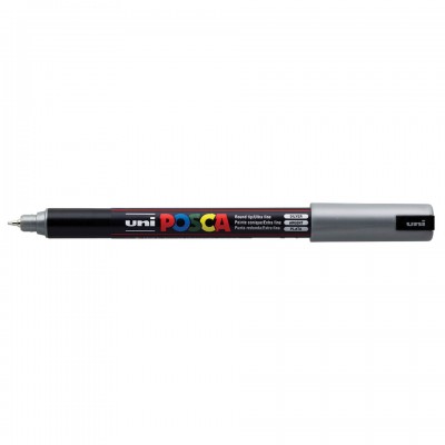 Uni Posca PC-1MR Boyama Markörü 0.7 mm METALİK GÜMÜŞ
