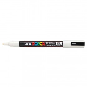 Uni Posca PC-3M Boyama Markörü 0.9-1.3 mm BEYAZ