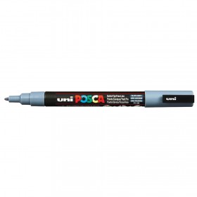 Uni Posca PC-3M Boyama Markörü 0.9-1.3 mm KURŞUN GRİ