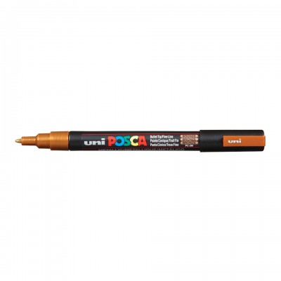 Uni Posca PC-3M Boyama Markörü 0.9-1.3 mm METALİK BRONZ