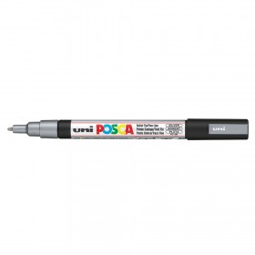 Uni Posca PC-3M Boyama Markörü 0.9-1.3 mm METALİK GÜMÜŞ