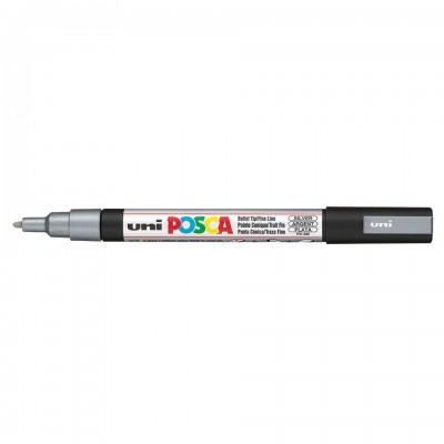 Uni Posca PC-3M Boyama Markörü 0.9-1.3 mm METALİK GÜMÜŞ
