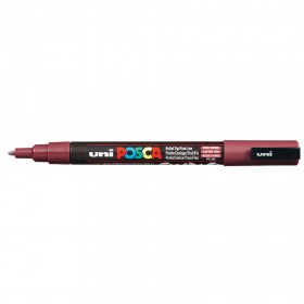 Uni Posca PC-3M Boyama Markörü 0.9-1.3 mm ŞARAP KIRMIZI