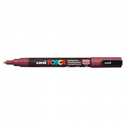 Uni Posca PC-3M Boyama Markörü 0.9-1.3 mm ŞARAP KIRMIZI