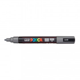Uni Posca PC-5M Boyama Markörü 1.8-2.5 mm Derin Gri