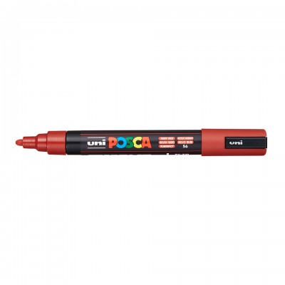 Uni Posca PC-5M Boyama Markörü 1.8-2.5 mm Yakut Kırmızı