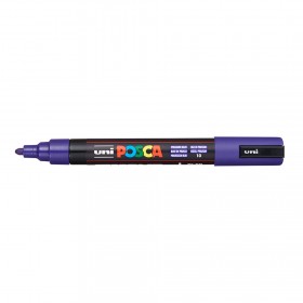 Uni Posca PC-5M Boyama Markörü 1.8-2.5 mm Purusya Mavisi