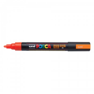 Uni Posca PC-5M Boyama Markörü 1.8-2.5 mm F.Turuncu