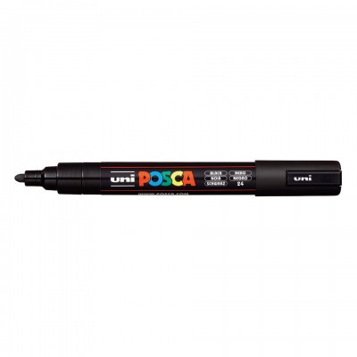 Uni Posca PC-5M Boyama Markörü 1.8-2.5 mm SİYAH