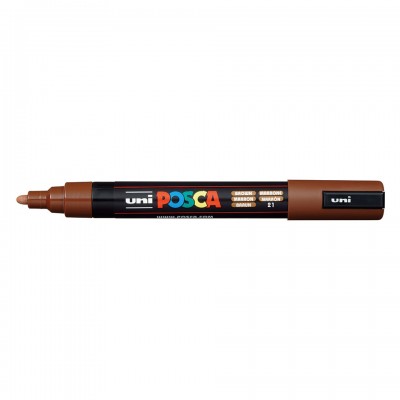 Uni Posca PC-5M Boyama Markörü 1.8-2.5 mm KAHVERENGİ