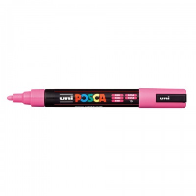 Uni Posca PC-5M Boyama Markörü 1.8-2.5 mm PEMBE
