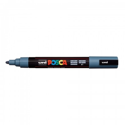 Uni Posca PC-5M Boyama Markörü 1.8-2.5 mm KURŞUN GRİ