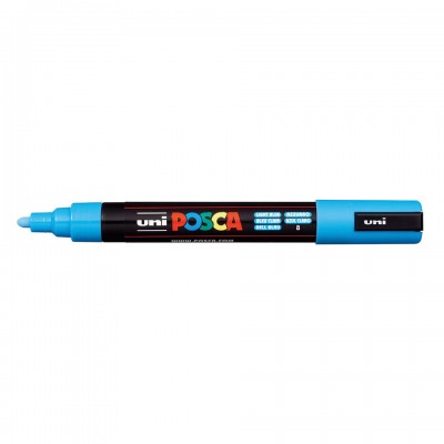 Uni Posca PC-5M Boyama Markörü 1.8-2.5 mm AÇIK MAVİ