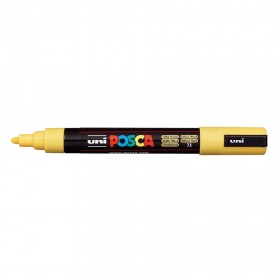 Uni Posca PC-5M Boyama Markörü 1.8-2.5 mm SAMAN SARISI