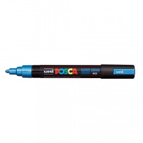 Uni Posca PC-5M Boyama Markörü 1.8-2.5 mm METALİK MAVİ