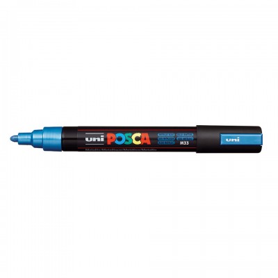 Uni Posca PC-5M Boyama Markörü 1.8-2.5 mm METALİK MAVİ