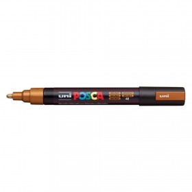 Uni Posca PC-5M Boyama Markörü 1.8-2.5 mm METALİK BRONZ