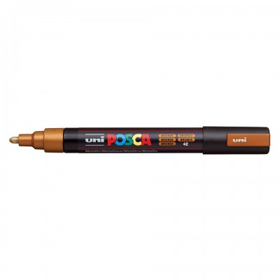 Uni Posca PC-5M Boyama Markörü 1.8-2.5 mm METALİK BRONZ