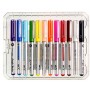 Rich Art-X Pro Art Akrilik Marker Fırça Uçlu Boyama Kalem Seti 12'li