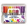 Rich Art-X Pro Art Akrilik Marker Fırça Uçlu Boyama Kalem Seti 24'lü