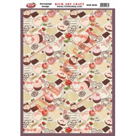 Rich Dekupaj Kağıdı 9236