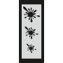 U064 Stencil 10x25 cm