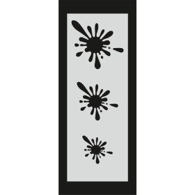U064 Stencil 10x25 cm