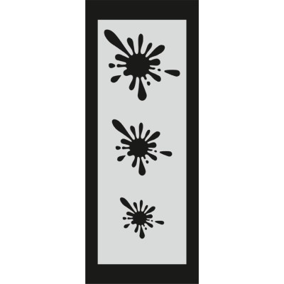 U064 Stencil 10x25 cm