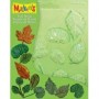 Makin's Clay Push Mold Şekilleme Kalıbı Yapraklar