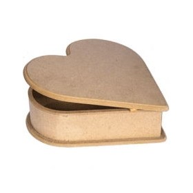 Kalp Kutu Büyük Ahşap Obje