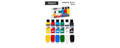 Tex.co Akrilik Boyalar 130ml Yeni Şişe